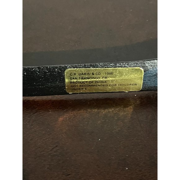 DAKIN & CO 1986 San Francisco Letter Opener Wood Carved Duck Handpainted - Picture 5 of 10